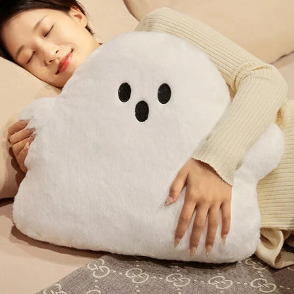 Soft White Downy Plush Pillow