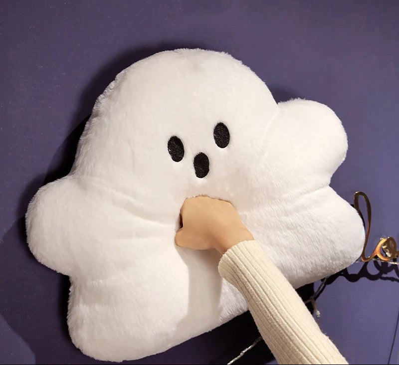 Soft White Downy Plush Pillow