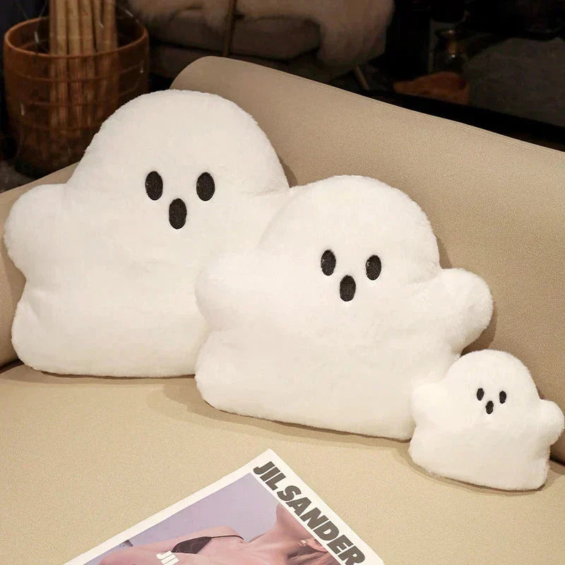 Soft White Downy Plush Pillow
