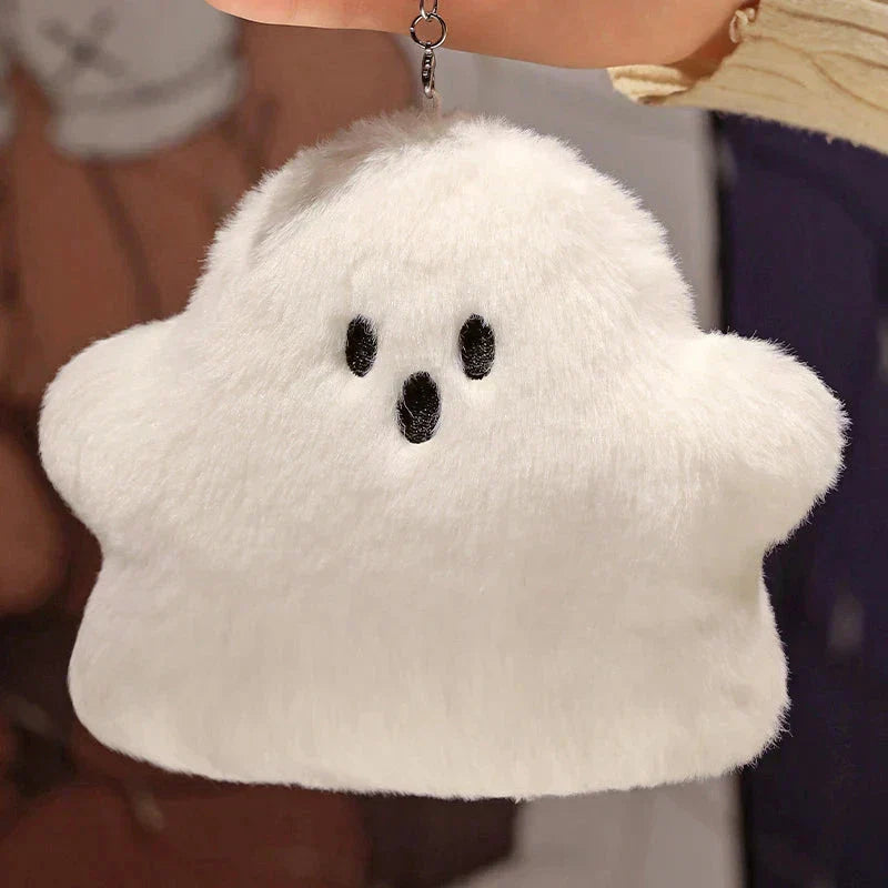 Soft White Downy Plush Pillow