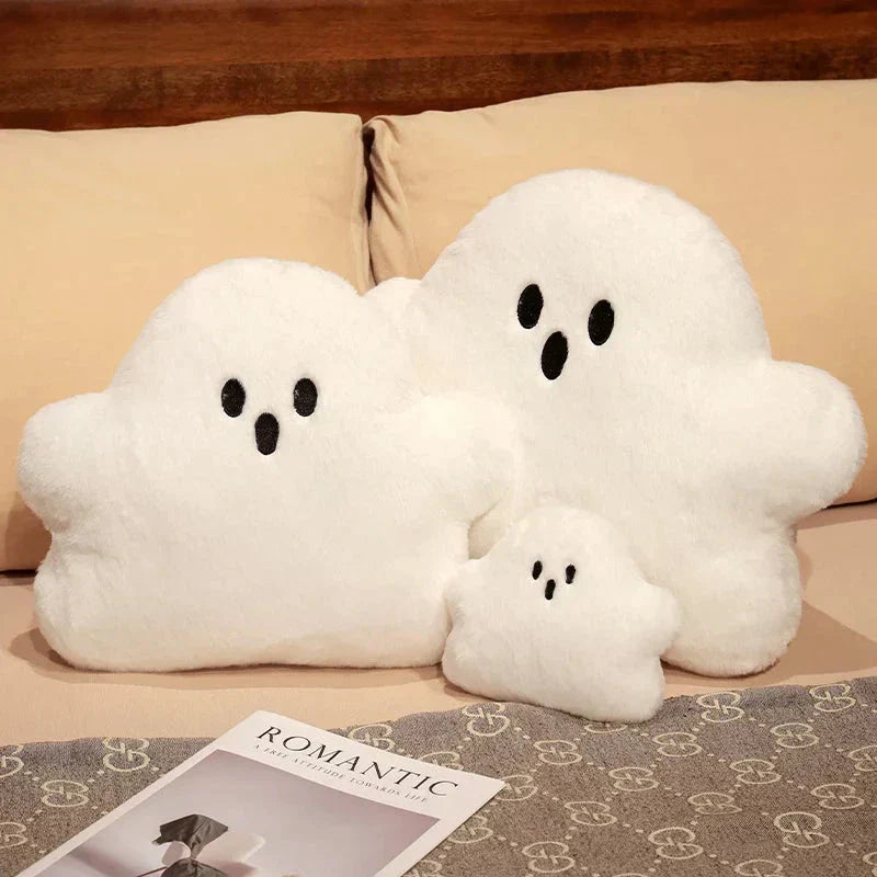 Soft White Downy Plush Pillow