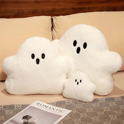 Soft White Downy Plush Pillow