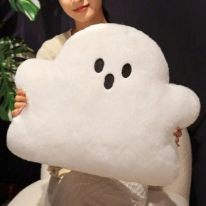 Soft White Downy Plush Pillow
