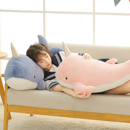 Large Colorful Unicorn Narwhal Soft Toy