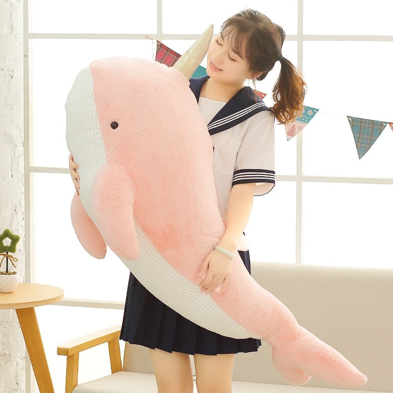 Large Colorful Unicorn Narwhal Soft Toy