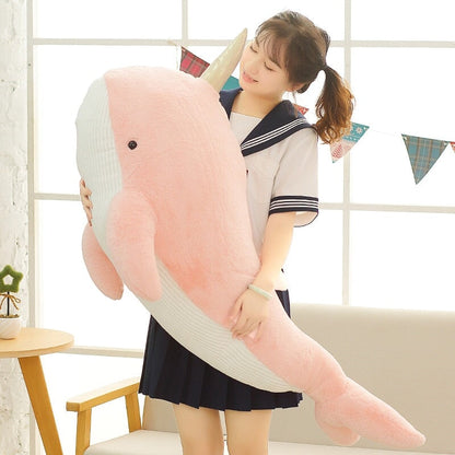 Large Colorful Unicorn Narwhal Soft Toy