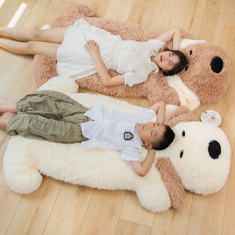 Big Soft Dog Pancake Cuddle Toy