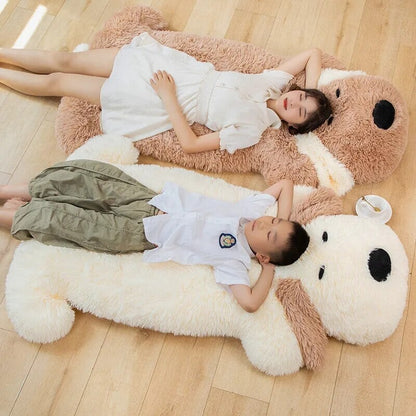 Big Soft Dog Pancake Cuddle Toy