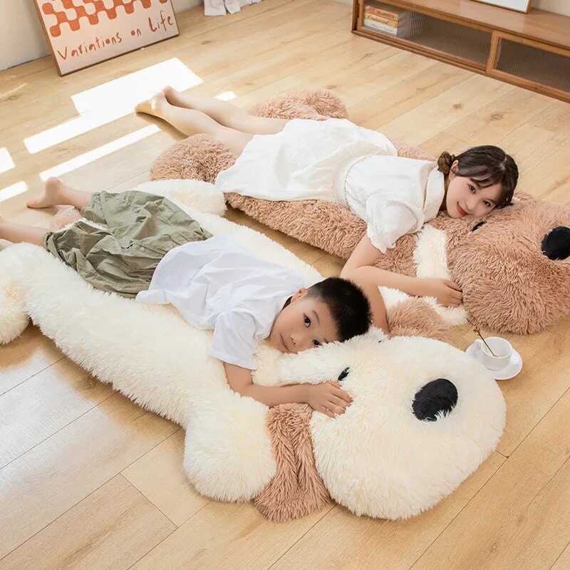 Big Soft Dog Pancake Cuddle Toy - Fesara