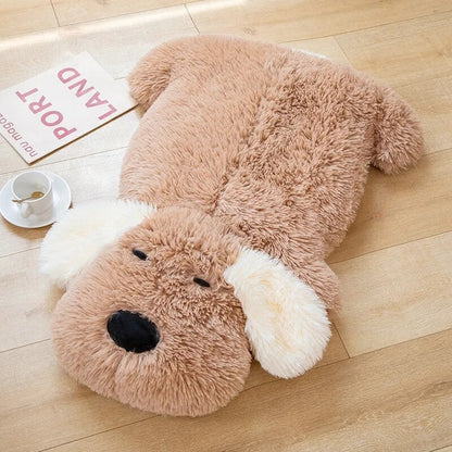 Big Soft Dog Pancake Cuddle Toy