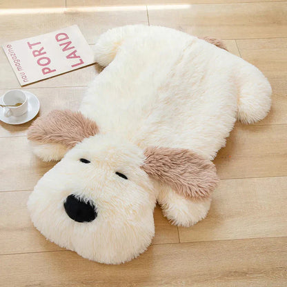Big Soft Dog Pancake Cuddle Toy