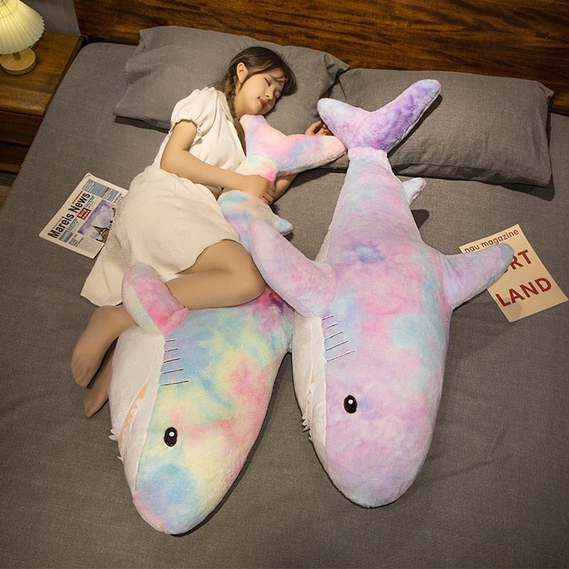 Big Soft Cosmic Shark Cushion Toys
