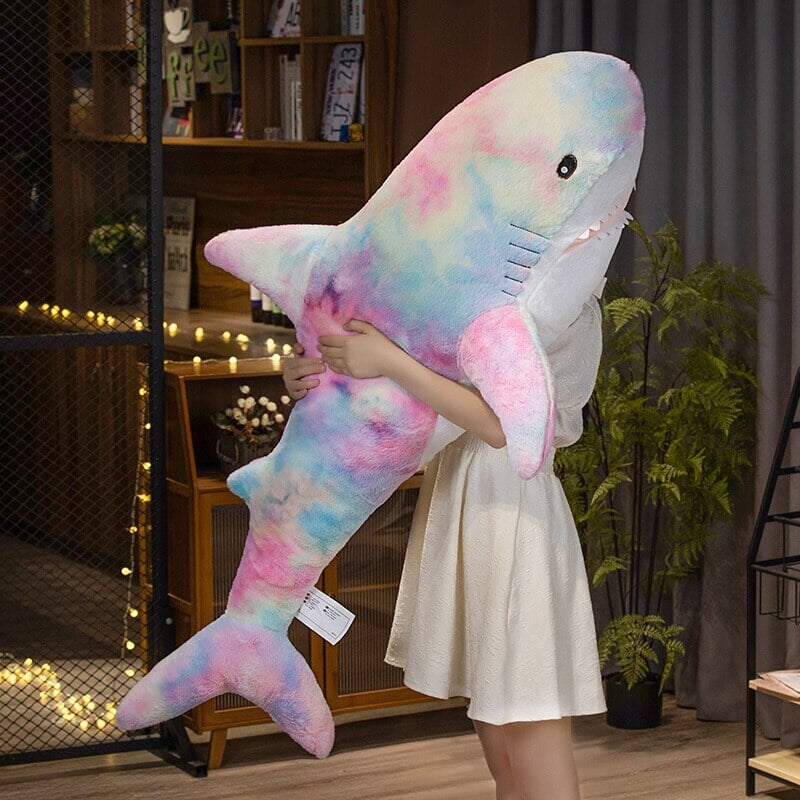 Big Soft Cosmic Shark Cushion Toys