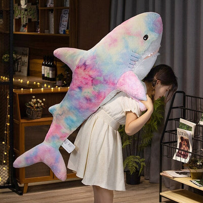 Big Soft Cosmic Shark Cushion Toys