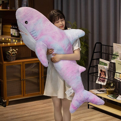 Big Soft Cosmic Shark Cushion Toys