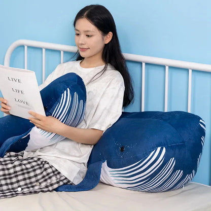 Big Soft Whale Stuffed Animal Toy - Fesara