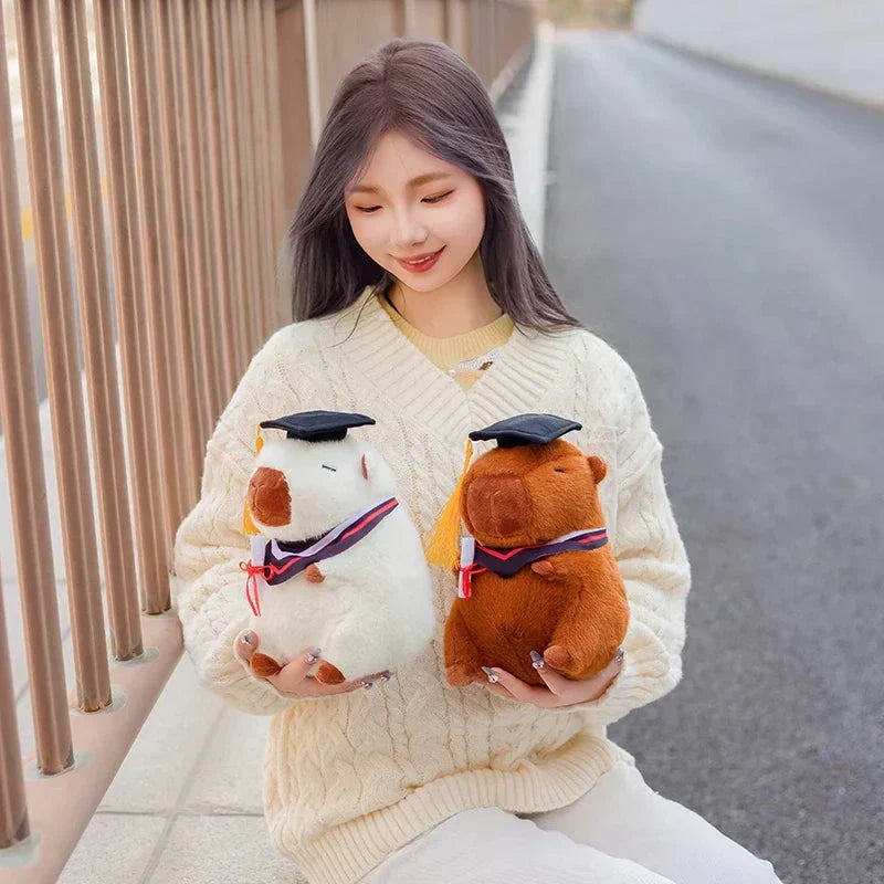 Funny Grad Cap Plush Toy