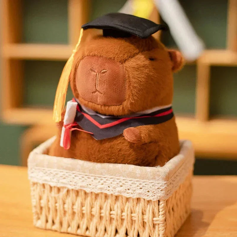 Funny Grad Cap Plush Toy