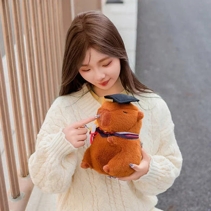 Funny Grad Cap Plush Toy