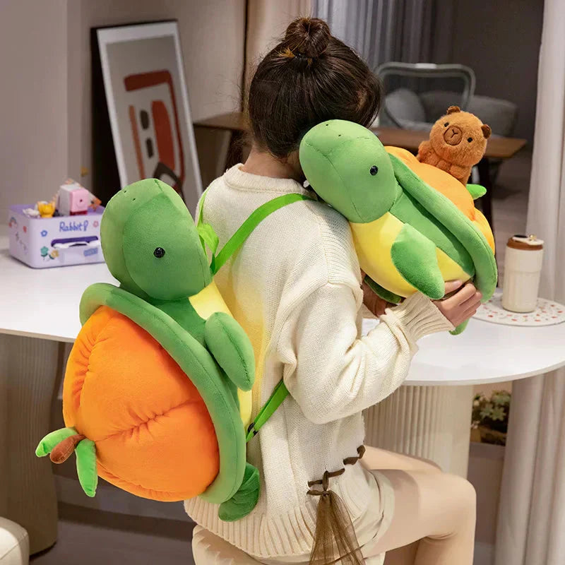 Colorful Turtle Soft Backpack