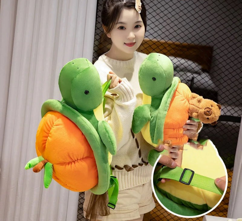 Colorful Turtle Soft Backpack