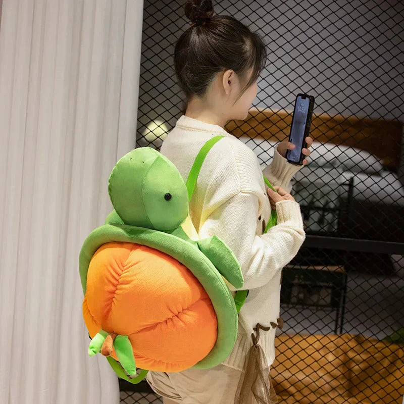 Colorful Turtle Soft Backpack