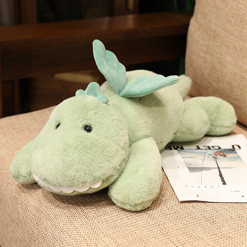 Fun Green Dinosaur Stuffed Animal Toy