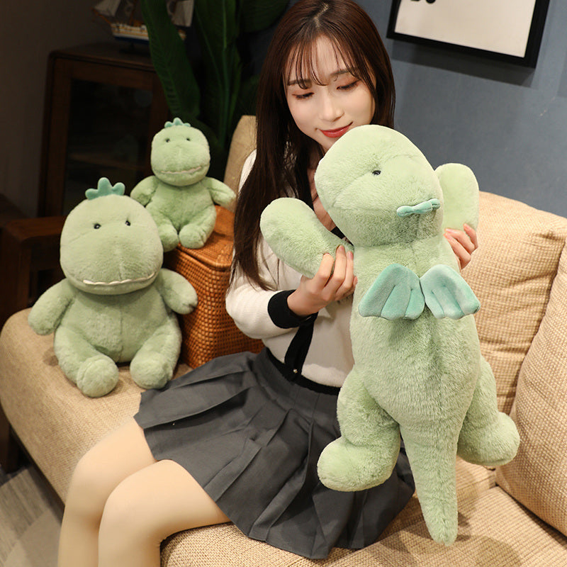 Fun Green Dinosaur Stuffed Animal Toy