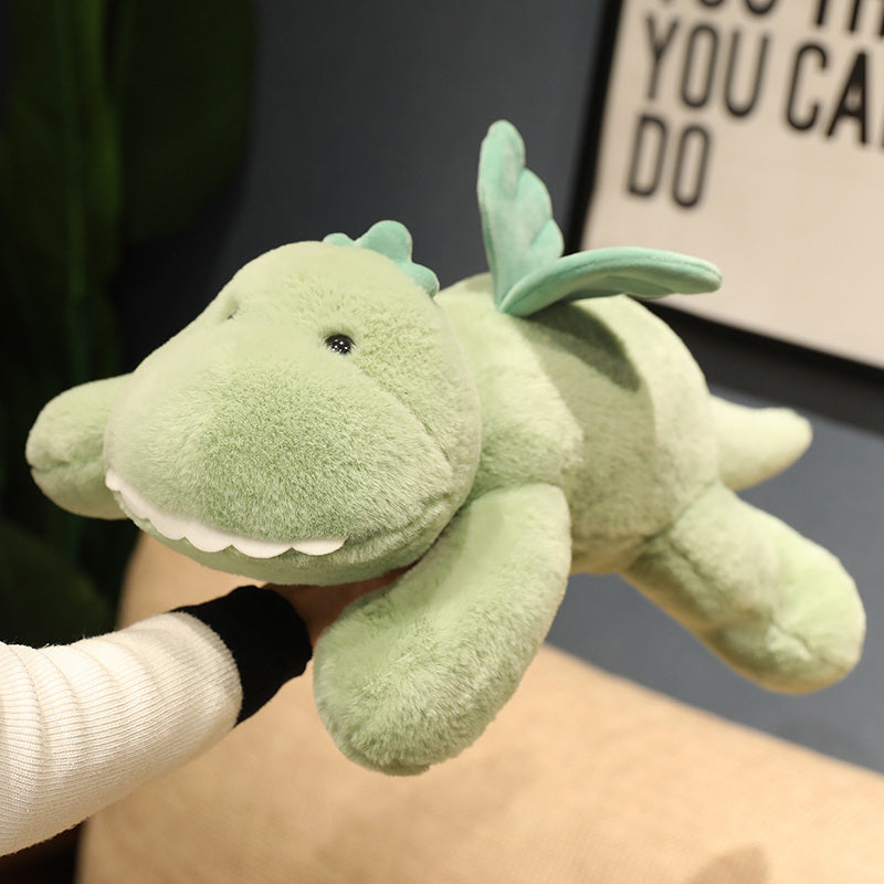 Fun Green Dinosaur Stuffed Animal Toy