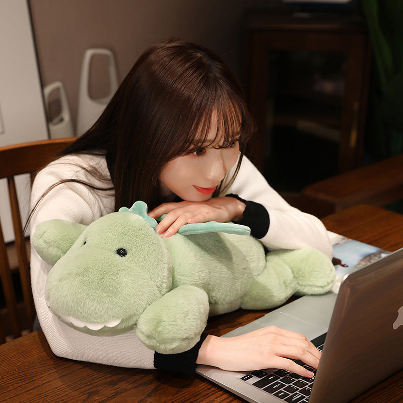 Fun Green Dinosaur Stuffed Animal Toy - Fesara
