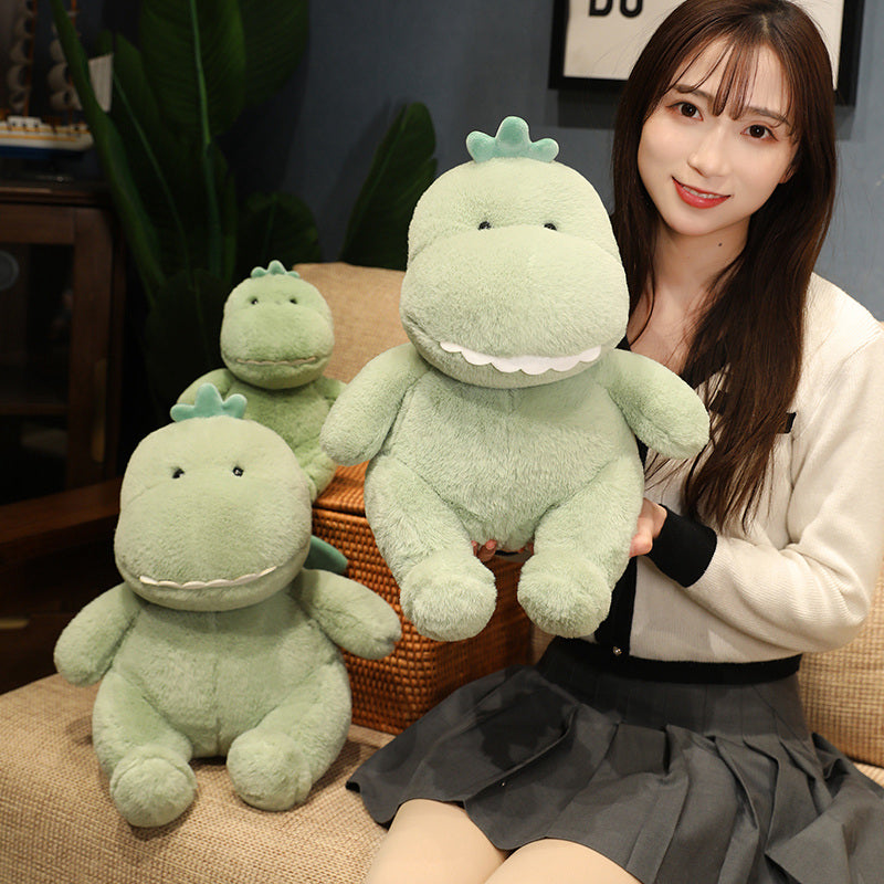 Fun Green Dinosaur Stuffed Animal Toy