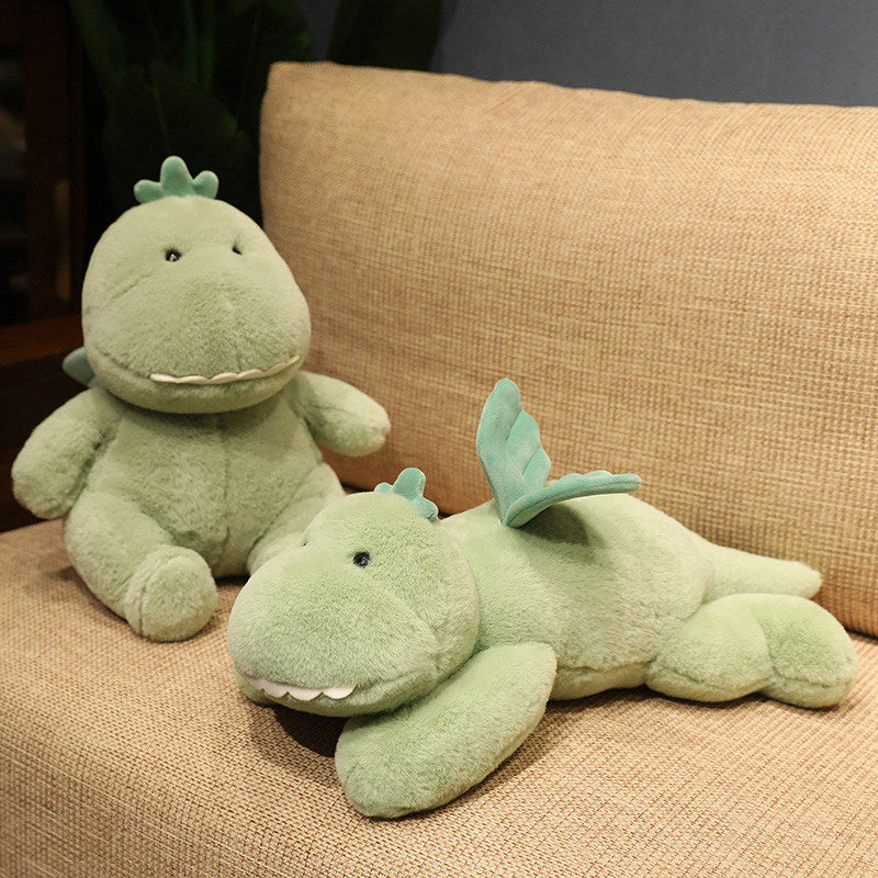Fun Green Dinosaur Stuffed Animal Toy
