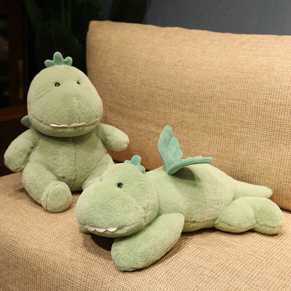 Fun Green Dinosaur Stuffed Animal Toy