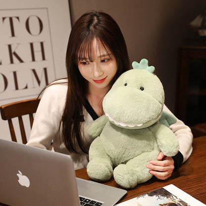 Fun Green Dinosaur Stuffed Animal Toy