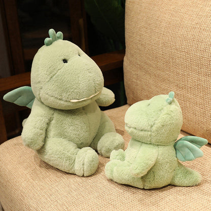 Fun Green Dinosaur Stuffed Animal Toy