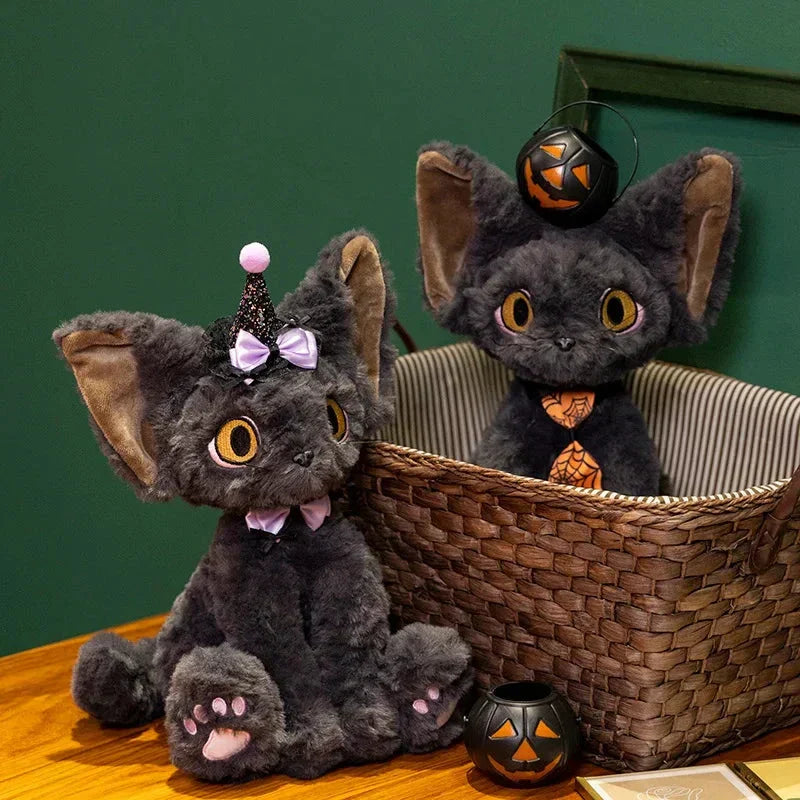 Spooky Black Kitty Soft Plush Toys