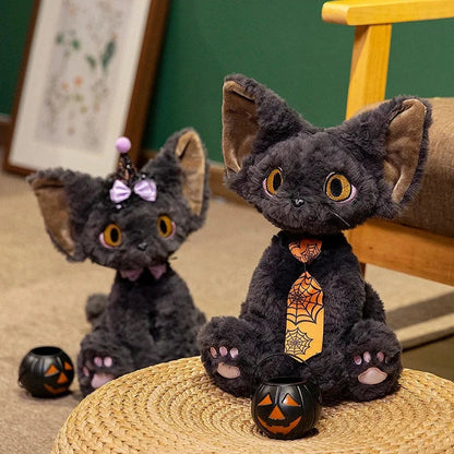 Spooky Black Kitty Soft Plush Toys
