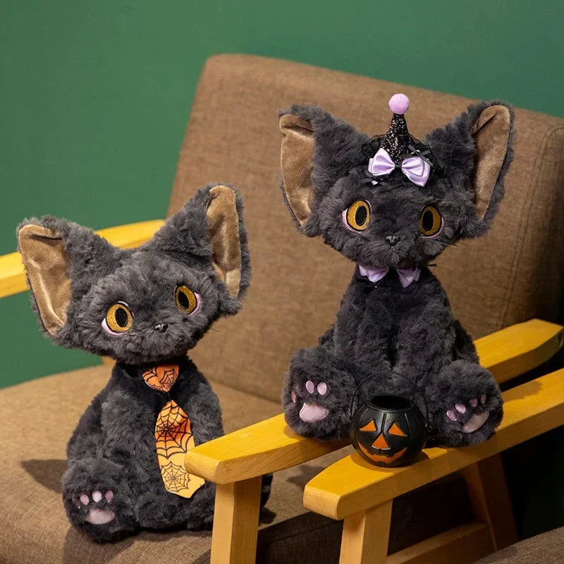 Spooky Black Kitty Soft Plush Toys