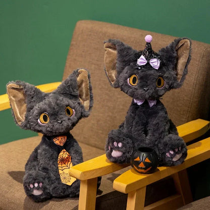 Spooky Black Kitty Soft Plush Toys