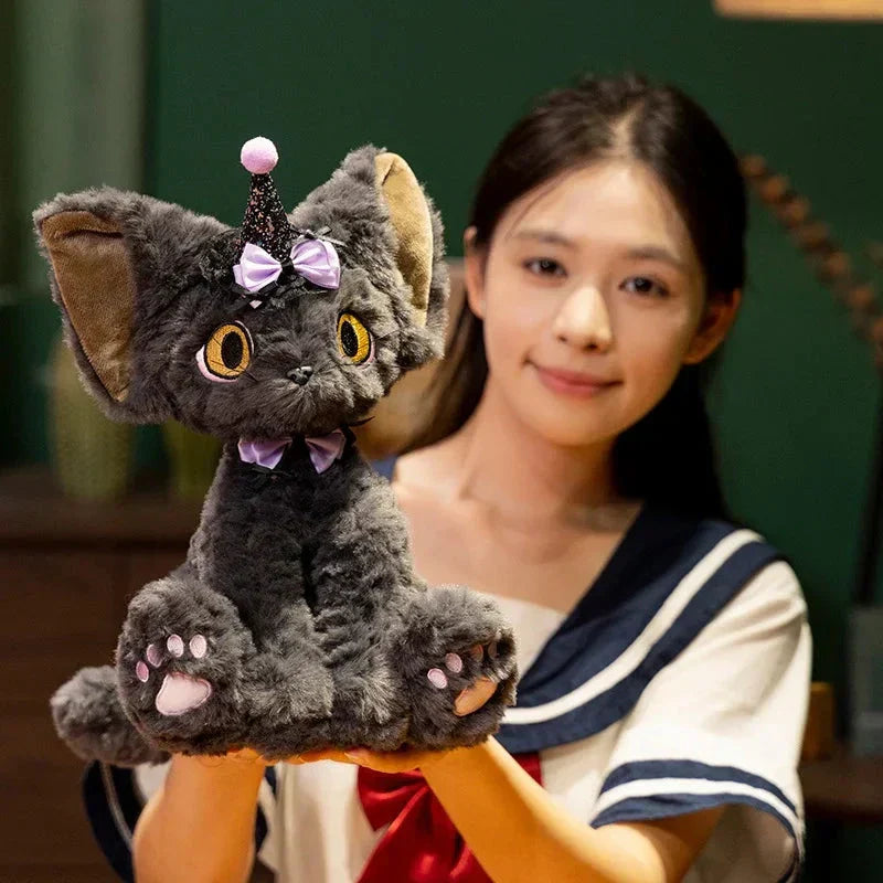 Spooky Black Kitty Soft Plush Toys