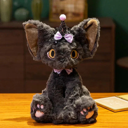 Spooky Black Kitty Soft Plush Toys