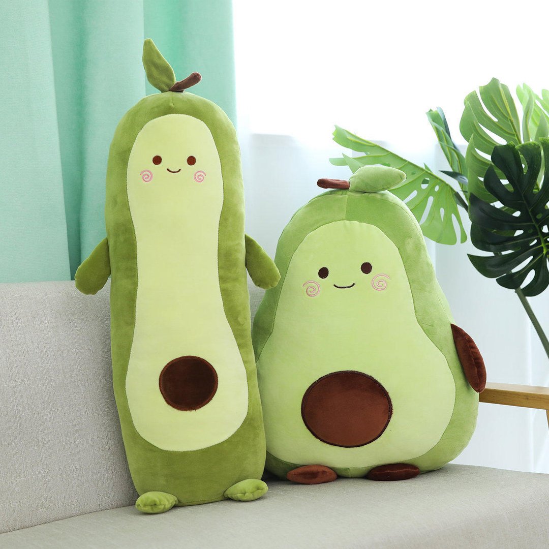 Fun Green Avocado Soft Toy
