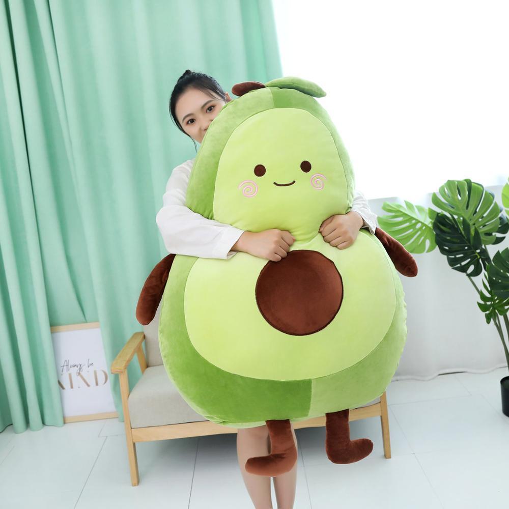Fun Green Avocado Soft Toy