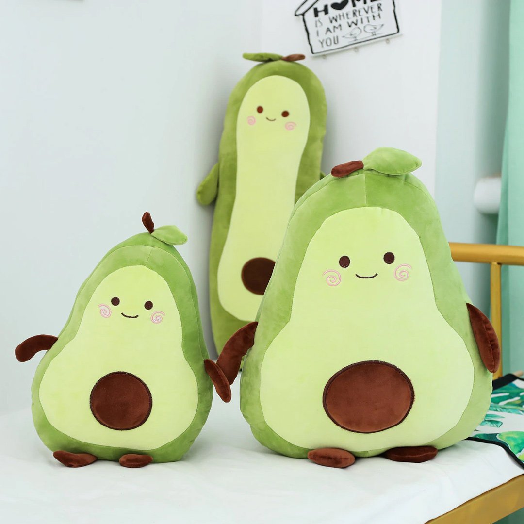 Fun Green Avocado Soft Toy