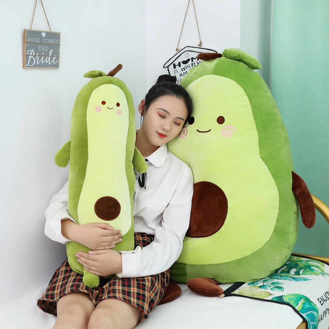 Fun Green Avocado Soft Toy