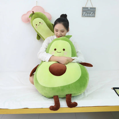 Fun Green Avocado Soft Toy