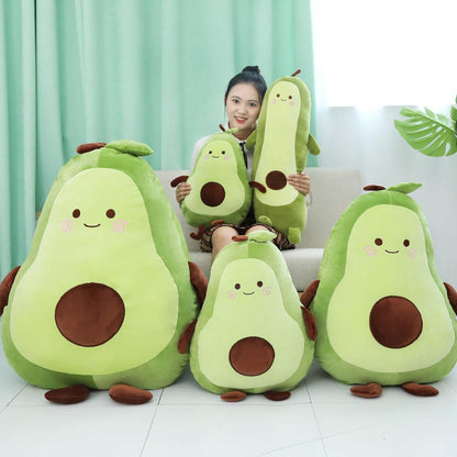 Fun Green Avocado Soft Toy