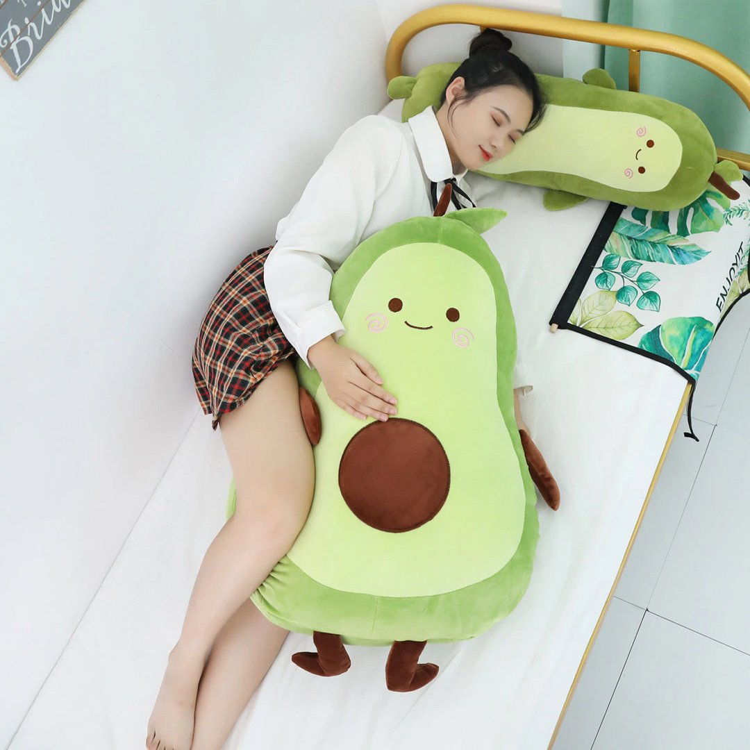 Fun Green Avocado Soft Toy