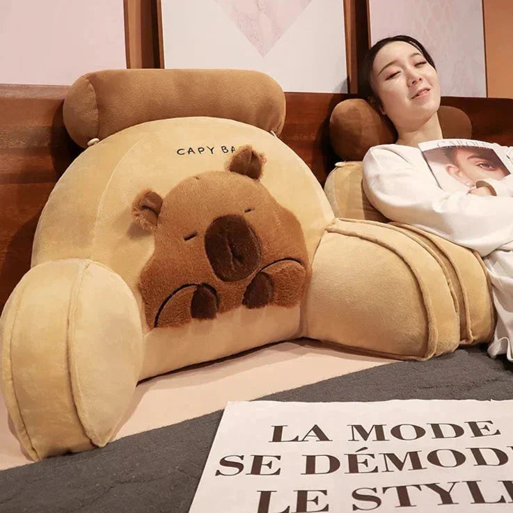 Large Rodent Shaped Soft Cushion Back Support Pillow