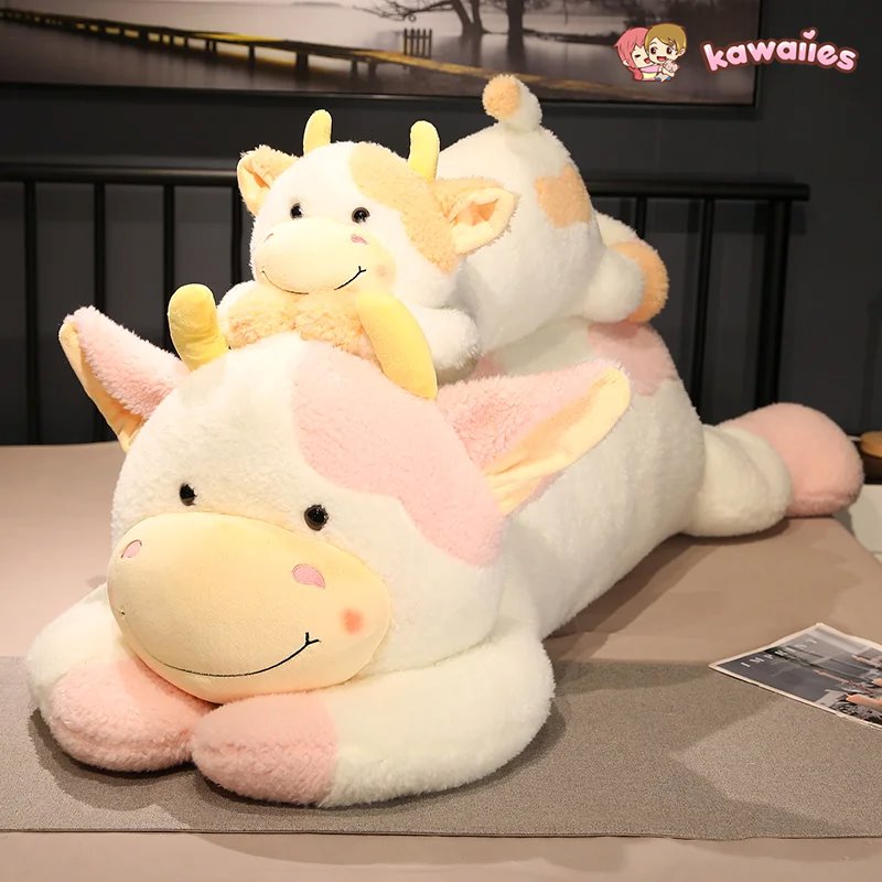 Big Cuddly Soft Cow Plush Toys - Fesara